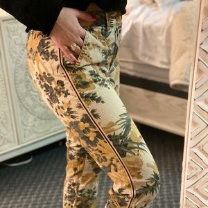 Fun printed anthropology pants